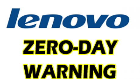 Lenovo zero day warning
