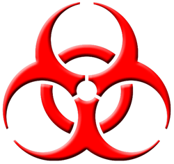 Biohazard warning